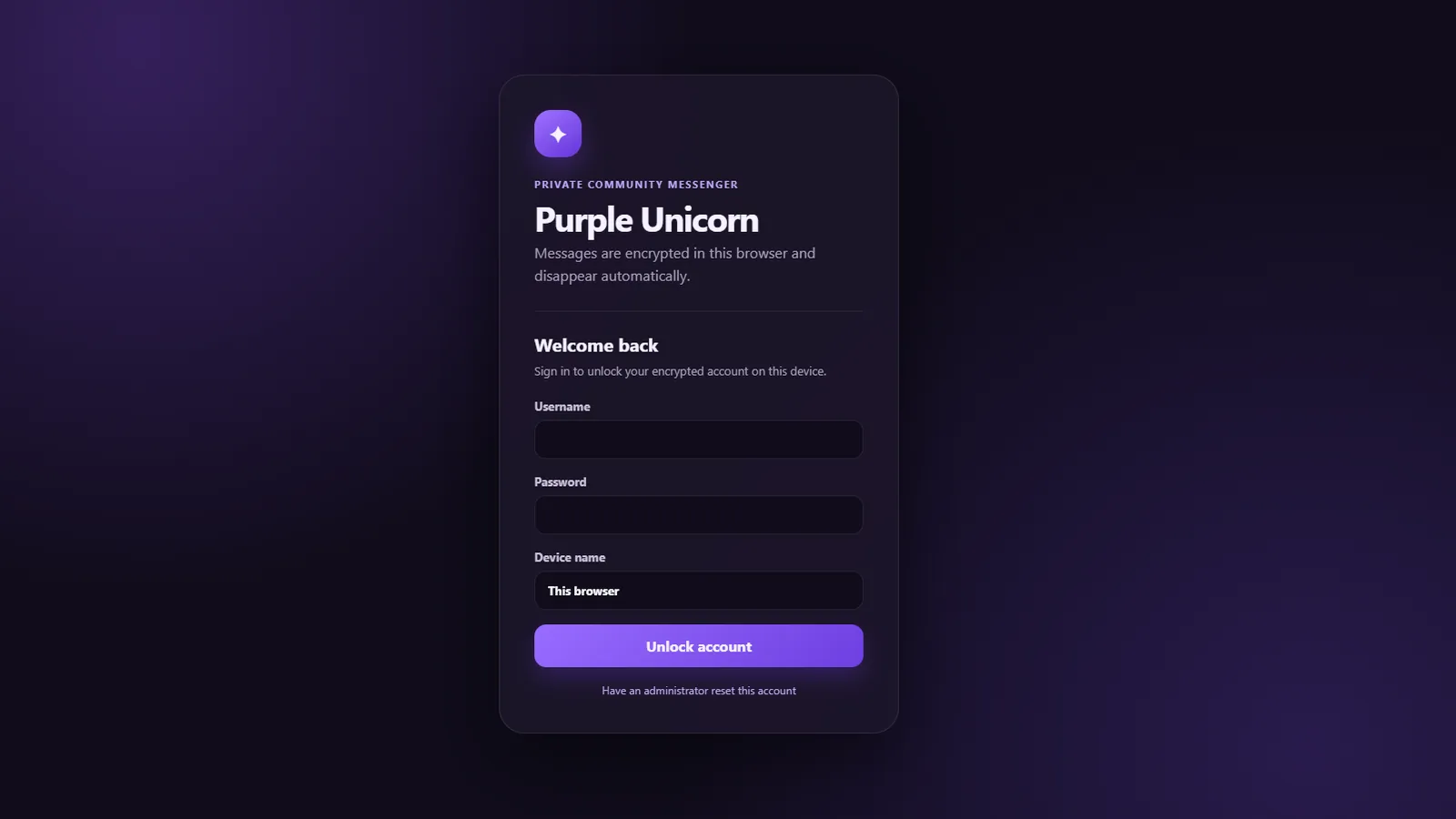 Encrypted Chat — private community messenger